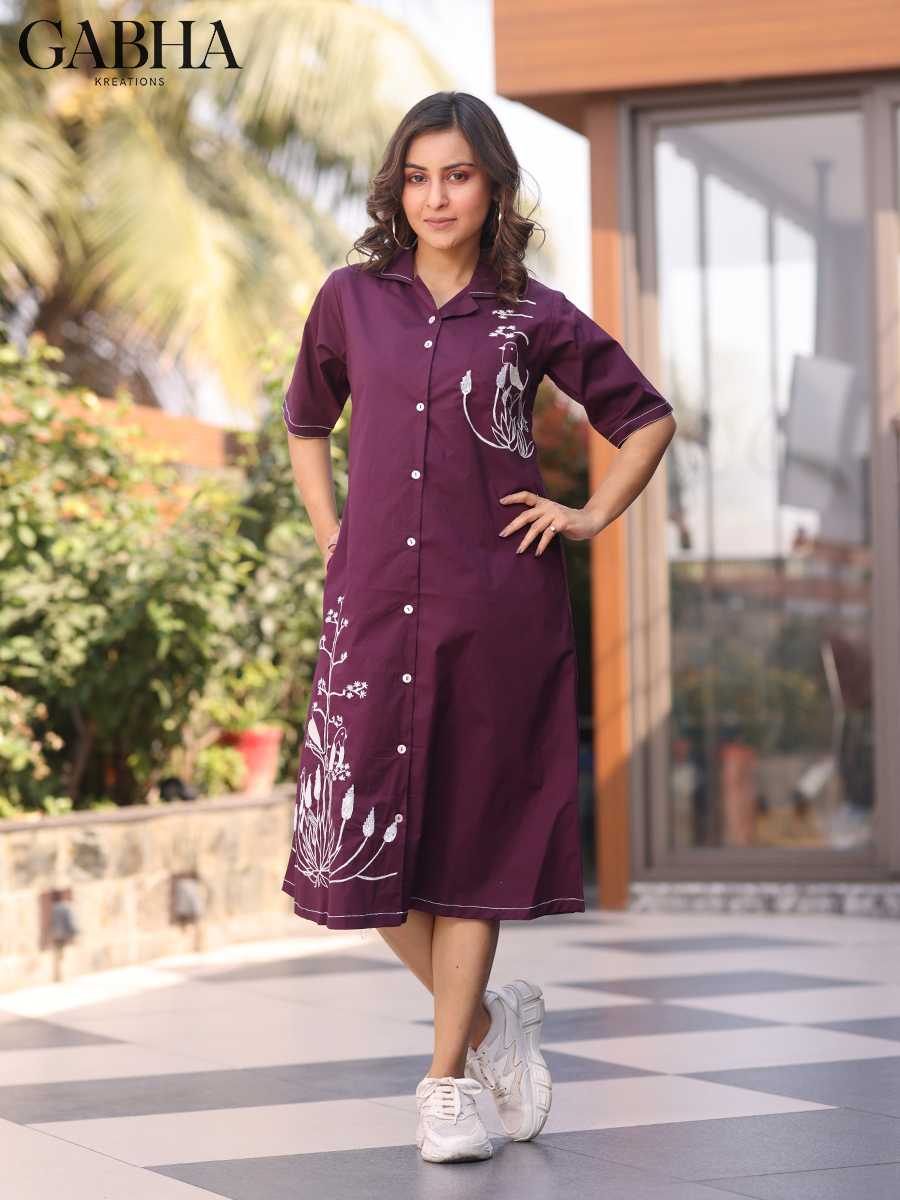 cotton plain dress Velvet By Graham & Spencer River Dress