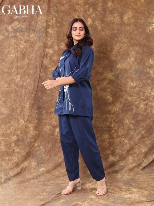 Cotton Embroidery Plain Co-ords