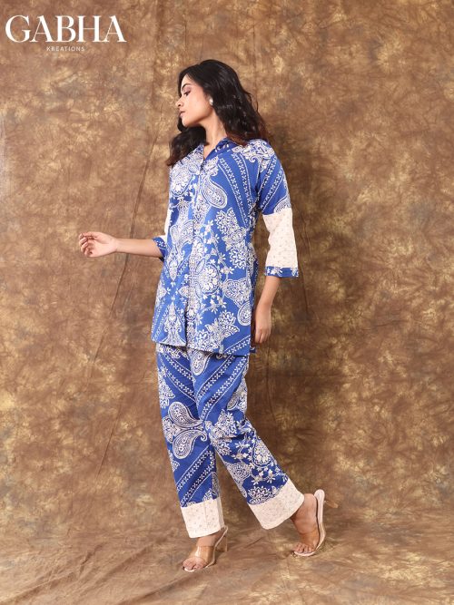 Cotton Printed Hakoba Co-Ord