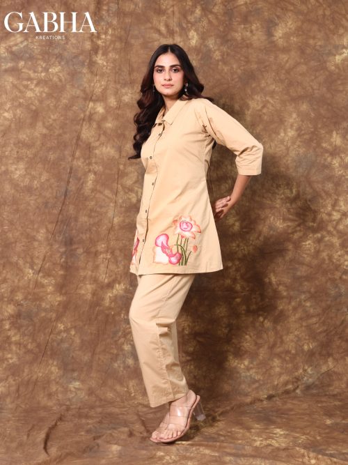 Cotton Embroidery Plain Co-ords