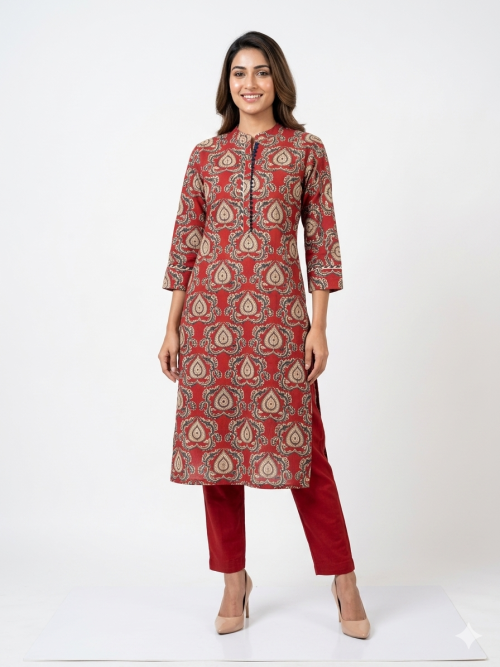 Cotton Printed Kurta Pant