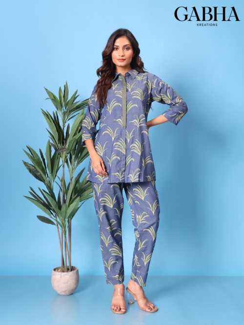 Denim Printed Co-ords