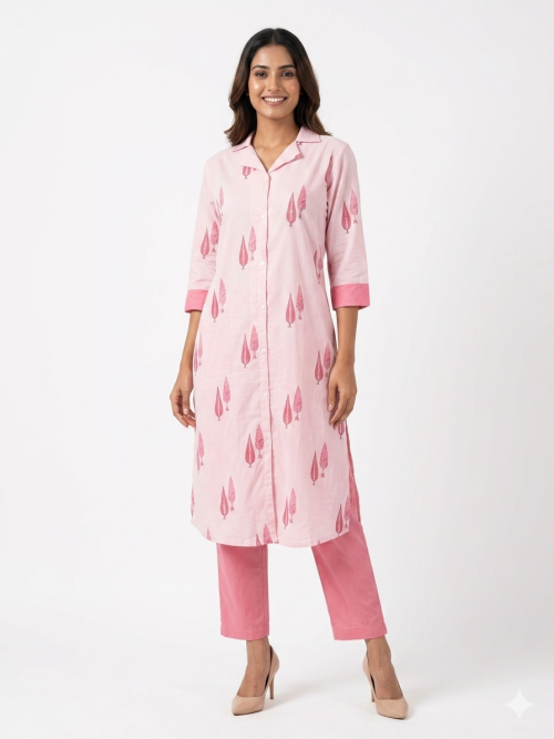 Cotton Printed Kurta Pant